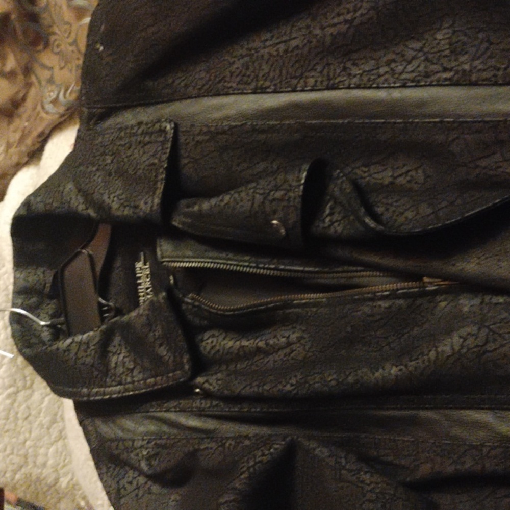 Phillip marcell leather jacket